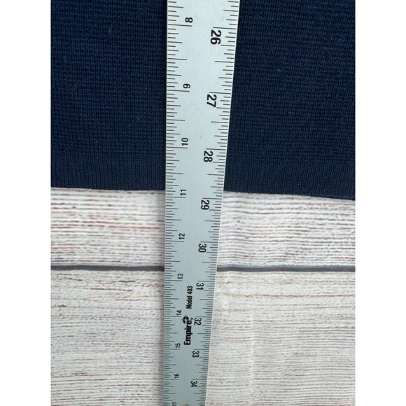 Vintage 70's White Stag Striped Crewneck Sweater Mens XL Navy Blue Cream Brown - Picture 6 of 6